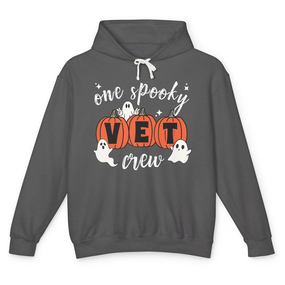 One Spooky Veterinarian Vet Squad Halloween Vet Tech Nurse Unisex Lightweight Hoodie