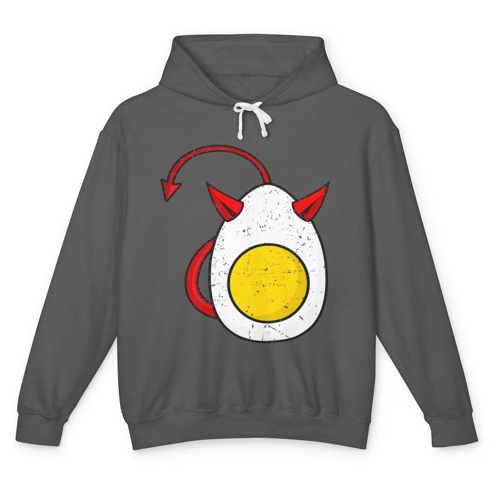 Retro Deviled Egg Funny Halloween Costume Men Women Kids Unisex Lightweight Hoodie
