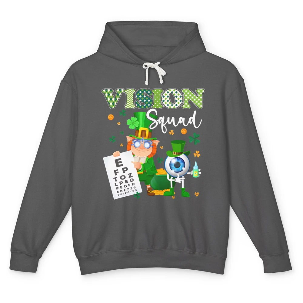 Optometrist St Patrick’s Day Vision Squad Optometry Shamrock Unisex Lightweight Hoodie