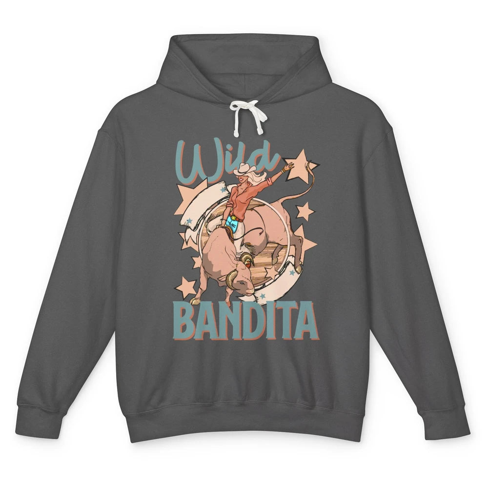 Retro Cowgirl Wild Bandita Western Country Cowboy Wild West Unisex Lightweight Hoodie