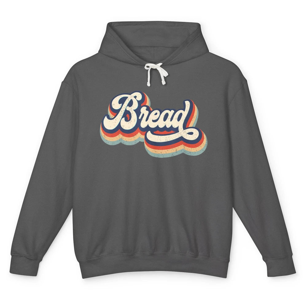 Retro 70s Bread Vintage Baking Baker Sweet Bun Bakery Lover Unisex Lightweight Hoodie