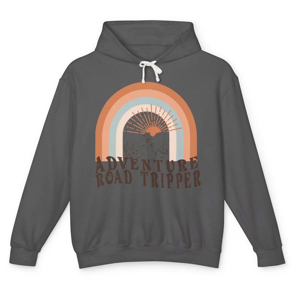 Retro Adventure Road Tripper Vintage Country Wilderness Unisex Lightweight Hoodie