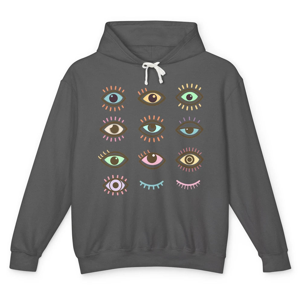 Ophthalmic Technician Tech Optometry Optician Eyes Rainbow Unisex Lightweight Hoodie