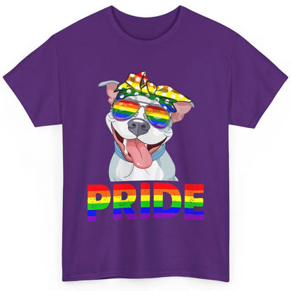 Pitbull Pride Dog Mom LGBT Gay Pride Month Classic Unisex T-Shirt