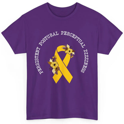 Persistent Postural-perceptual Dizziness PPPD Yellow Ribbon Classic Unisex T-Shirt