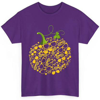 Pumpkin Glasses Optometry Optician Halloween Spooky Season Classic Unisex T-Shirt