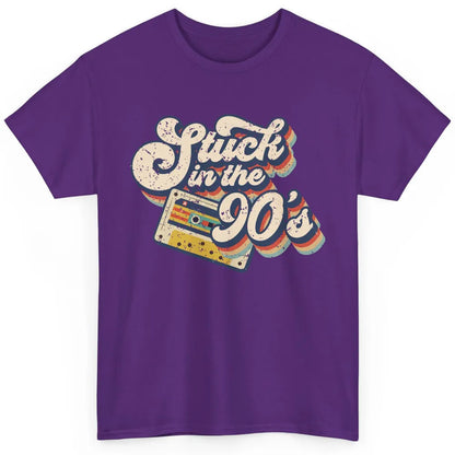 Retro Cassette Stuck In The 90s 1990s Born Birthday Day Gift Classic Unisex T-Shirt