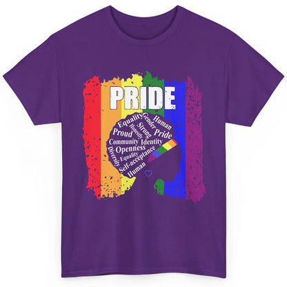 Proud Afro Girl Gay Pride Month Equality Classic Unisex T-Shirt