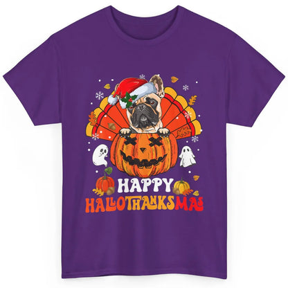 Mummy French Bulldog Dog Witch Happy Halloween Spooky Season Classic Unisex T-Shirt