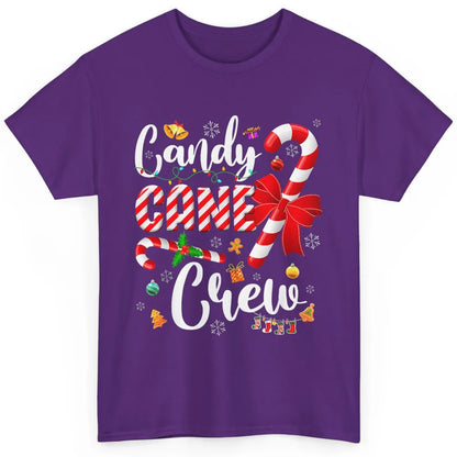 Merry Christmas Sweet Candy Cane Crew Xmas Tree Lights Santa Classic Unisex T-Shirt