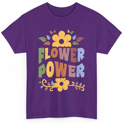 Retro 60s Groovy Flower Power 1960s Hippie Floral Positive Classic Unisex T-Shirt
