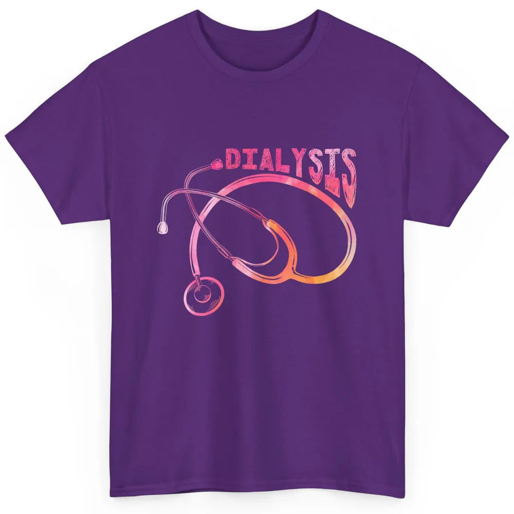 Nephrologist Dialysis Tech Nurse Stethoscope Kidney Nursing Classic Unisex T-Shirt
