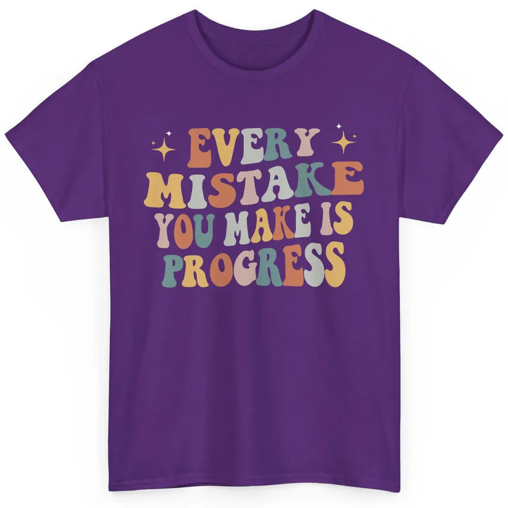 Personal Growth Mindset Therapist Mental Health Retro Boho Classic Unisex T-Shirt