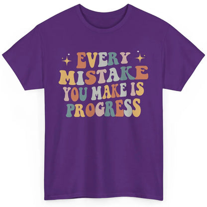 Personal Growth Mindset Therapist Mental Health Retro Boho Classic Unisex T-Shirt