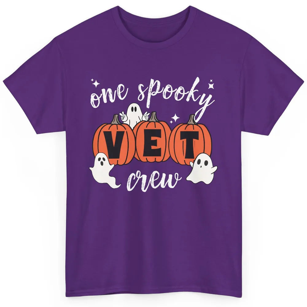 One Spooky Veterinarian Vet Squad Halloween Vet Tech Nurse Classic Unisex T-Shirt
