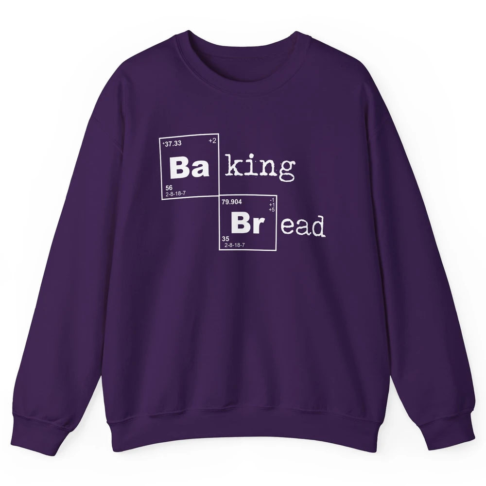 Retro Baking Bread Funny Baking Lovers Gift Bread Bakers Unisex Crewneck Sweatshirt
