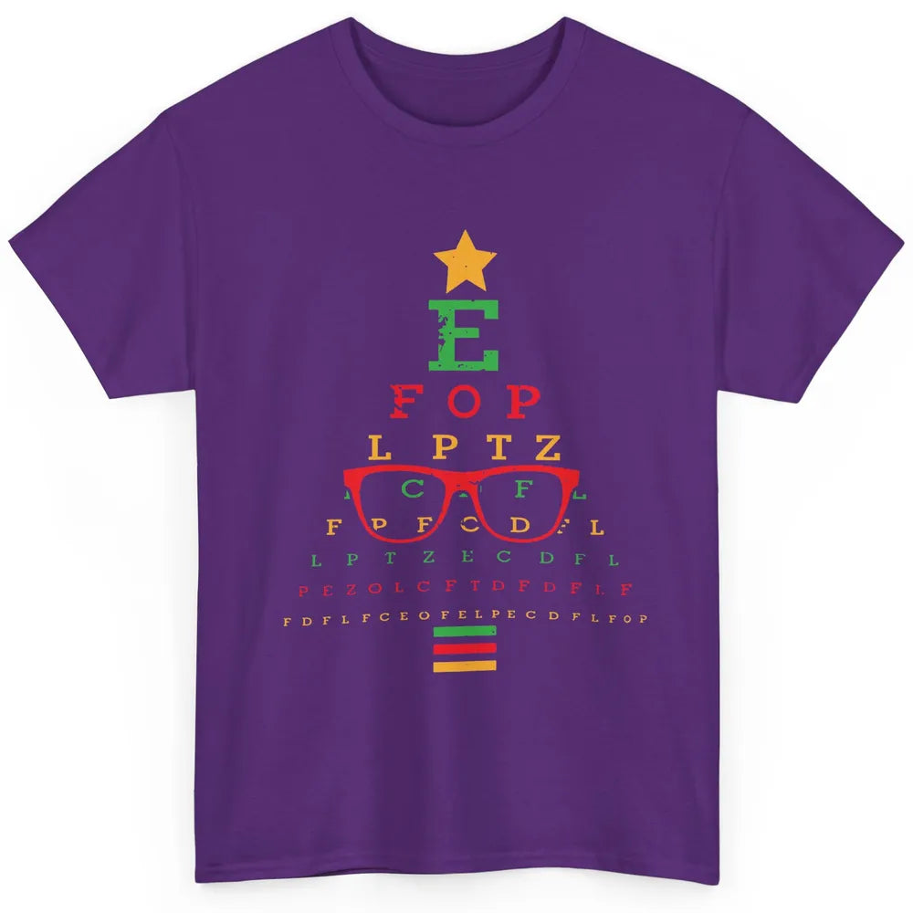 Optometrist Christmas Tree Optometry Symbols Optician Gift Classic Unisex T-Shirt