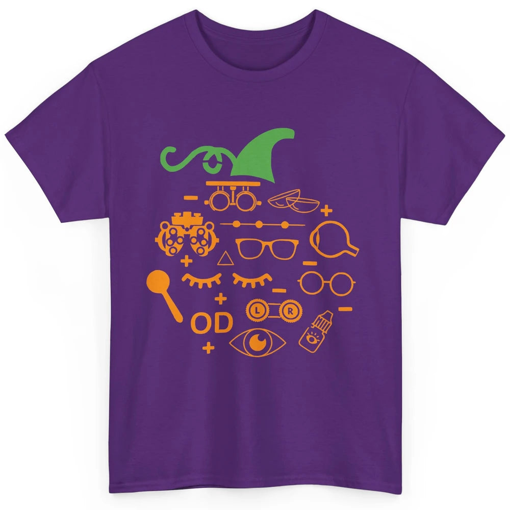 Optometry Glasses Pumpkin Halloween Optometrist Optician Classic Unisex T-Shirt