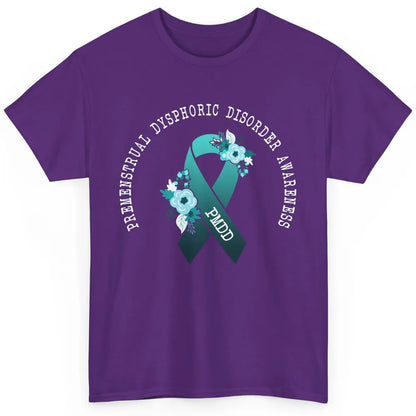 Premenstrual Dysphoric Disorder PMDD Awareness Ribbon Classic Unisex T-Shirt
