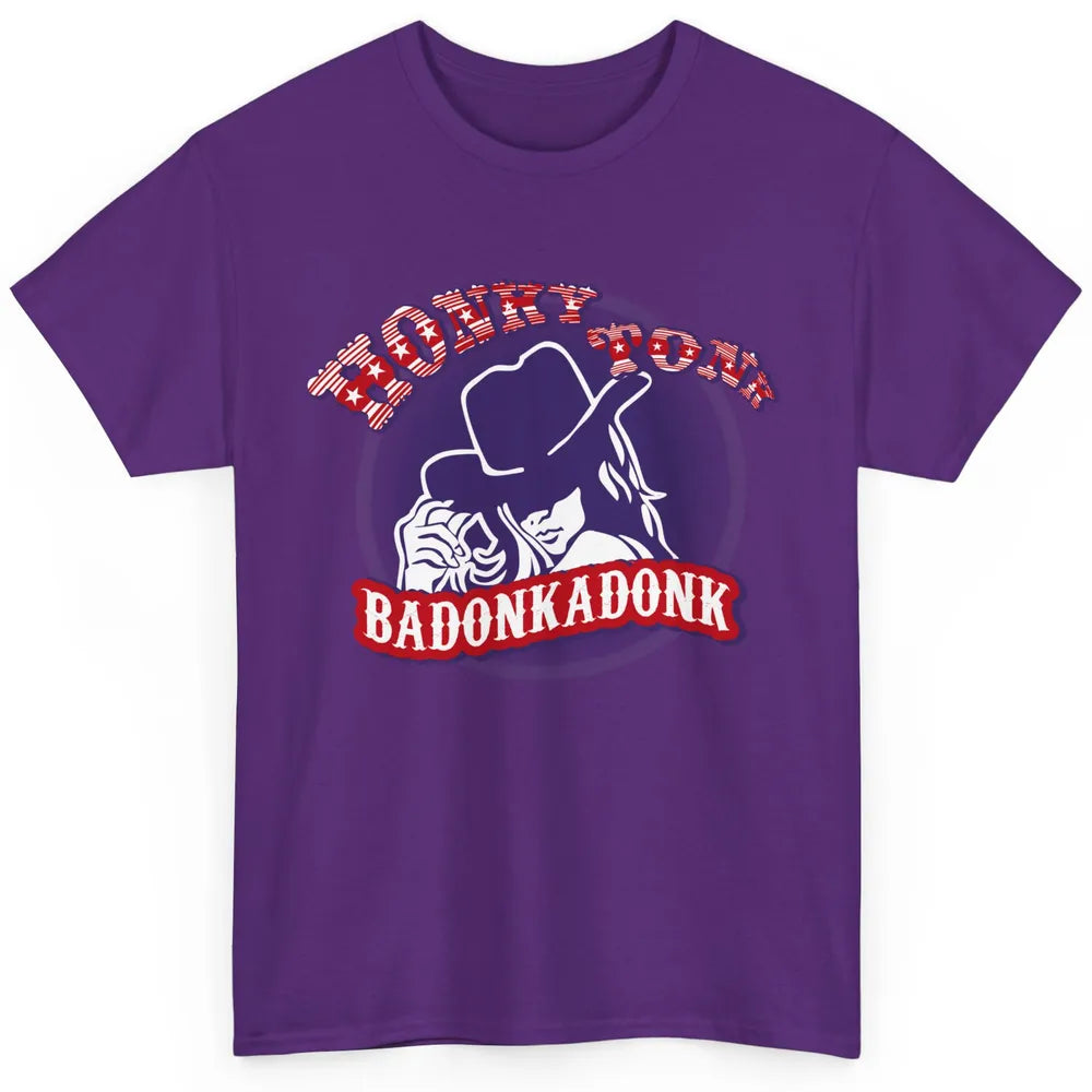Retro Cowgirl Honky Tonk Badonkadonk Western Country Classic Unisex T-Shirt