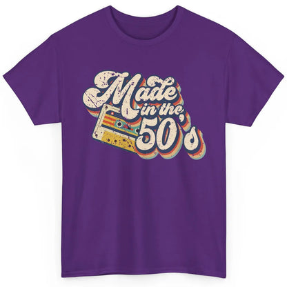Retro Cassette Made In The 50's 1950s Born Birthday Day Gift Classic Unisex T-Shirt