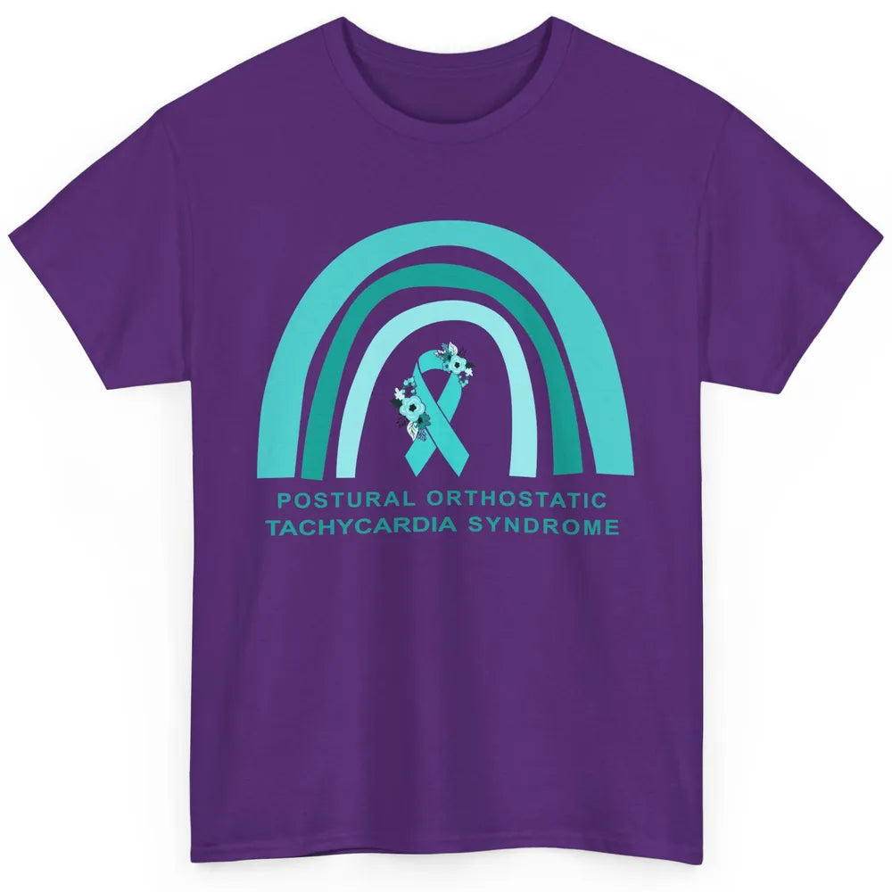 POTS Postural Orthostatic Tachycardia Syndrome Turquoise Classic Unisex T-Shirt