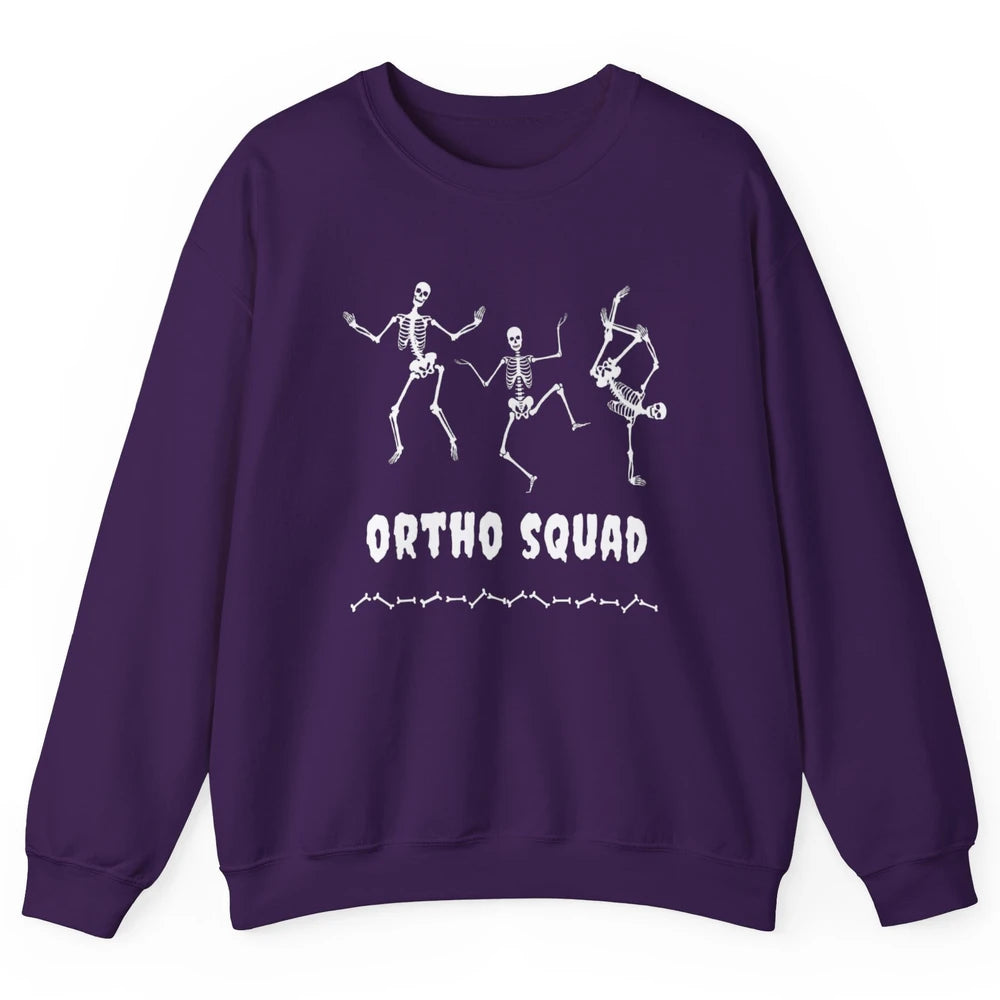 Ortho Nurse Squad Skeleton Orthopedic Nursing Appreciation Unisex Crewneck Sweatshirt