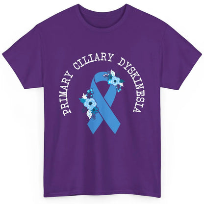 Primary Ciliary Dyskinesia Blue Ribbon Respiratory Diseases Classic Unisex T-Shirt
