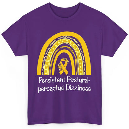 Persistent Postural-perceptual Dizziness PPPD Yellow Rainbow Classic Unisex T-Shirt