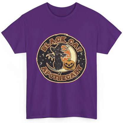 Black Cat Apothecary Cat Witch Pumpkin Halloween Costume Classic Unisex T-Shirt