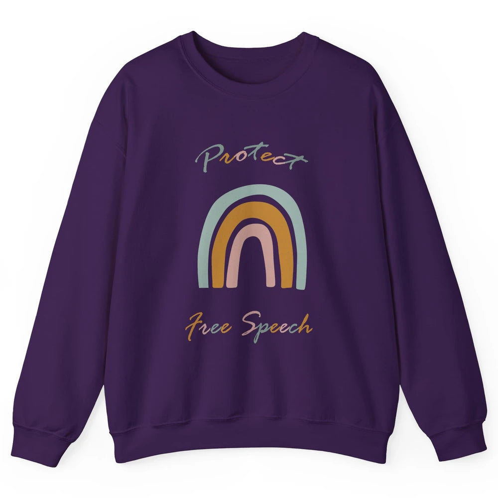 Political Protect Free Speech - Free Speech For Everyone Unisex Crewneck Sweatshirt