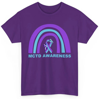 Mixed Connective Tissue Disease Awareness MCTD Floral Ribbon Classic Unisex T-Shirt