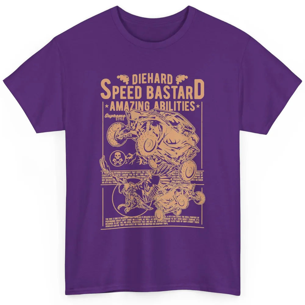 Retro ATV Speed Ride Mud Riding Dirt UTV SXS Rider Offroad Classic Unisex T-Shirt