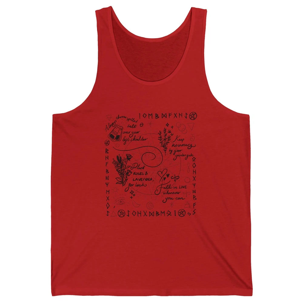 Practical Magic Gardening Card Gardeners Plant Lovers Gift Unisex Jersey Tank