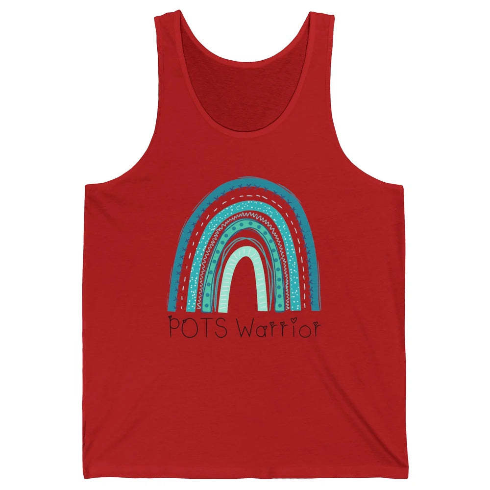 POTS Rainbow Postural Orthostatic Tachycardia Syndrome Unisex Jersey Tank