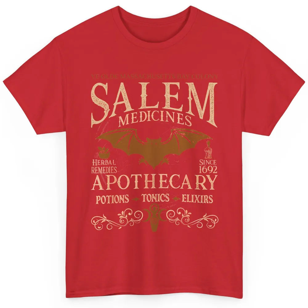 Retro Salem Apothecary Halloween Night Salem Witches 1692 Classic Unisex T-Shirt