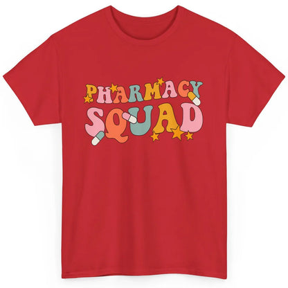 Pharmacy Squad Pharmacist Groovy Halloween Spooky Season Classic Unisex T-Shirt