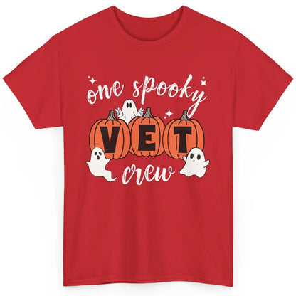 One Spooky Veterinarian Vet Squad Halloween Vet Tech Nurse Classic Unisex T-Shirt