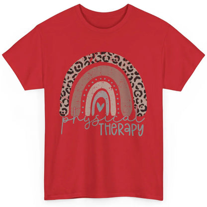 Retro Physical Therapy Rainbow Physical Therapist PT Leopard Classic Unisex T-Shirt