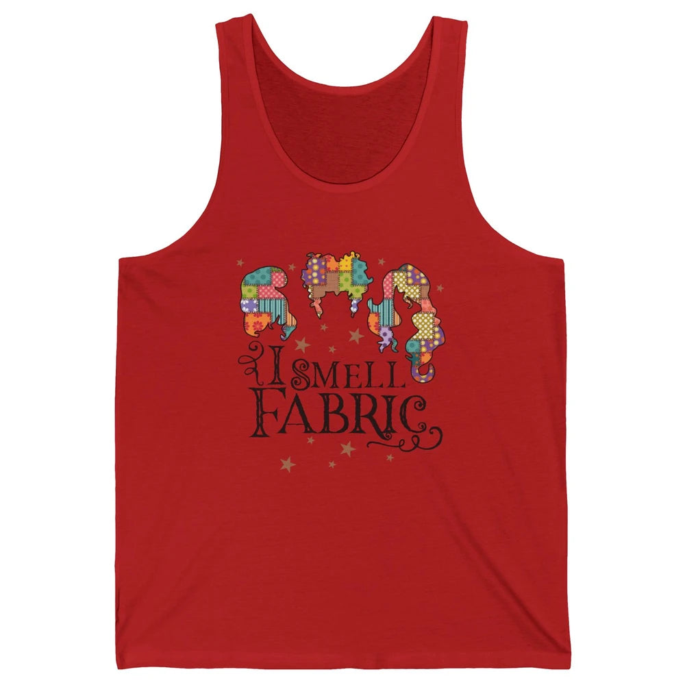 Quilting Witch I Smell Fabric Funny Halloween Sewing Costume Unisex Jersey Tank