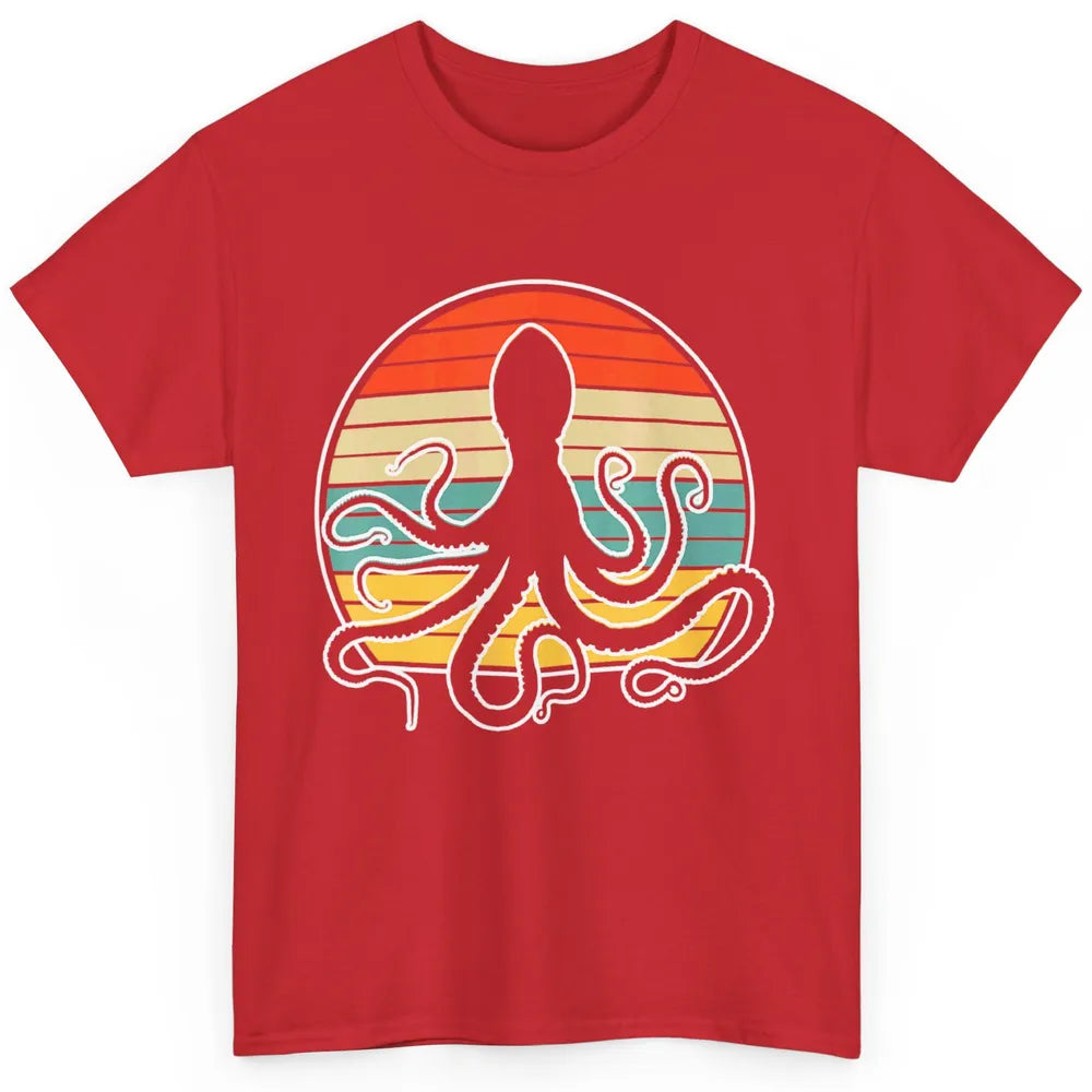 Retro Octopus Kraken Ocean Sea Creature Pirate Vintage Humor Classic Unisex T-Shirt