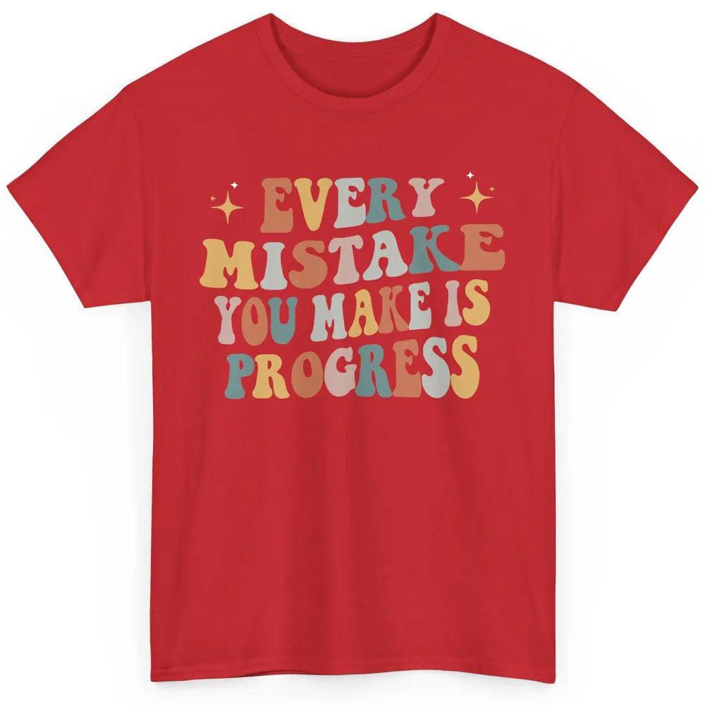 Personal Growth Mindset Therapist Mental Health Retro Boho Classic Unisex T-Shirt