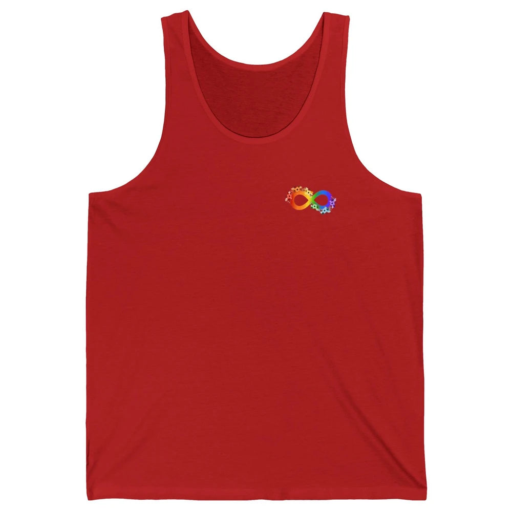 Neurodiversity Autism Spectrum Disorder Awareness Infinity Unisex Jersey Tank