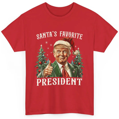 Funny Donald Trump Christmas Santa Favorite President Xmas Classic Unisex T-Shirt