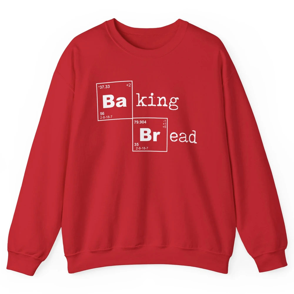 Retro Baking Bread Funny Baking Lovers Gift Bread Bakers Unisex Crewneck Sweatshirt
