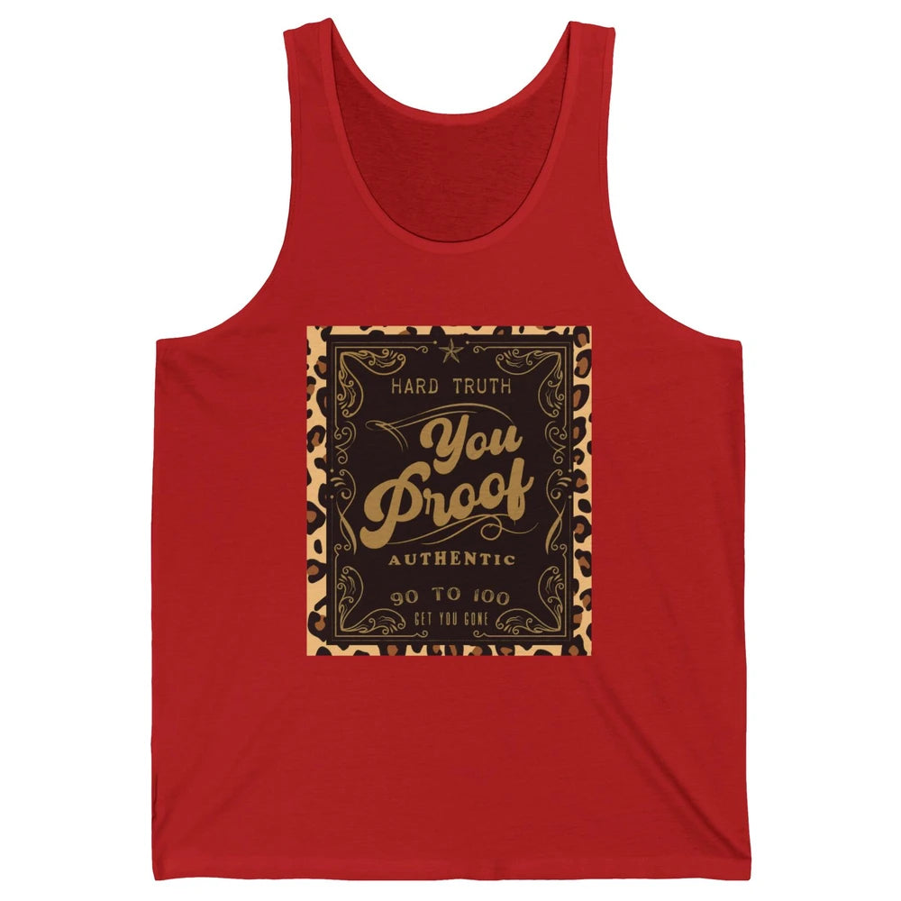 Retro I Need Something You Proof Whiskey Western Country Unisex Jersey Tank