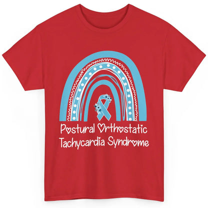 Postural Orthostatic Tachycardia Syndrome Turquoise Rainbow Classic Unisex T-Shirt