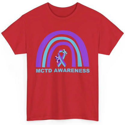 Mixed Connective Tissue Disease Awareness MCTD Floral Ribbon Classic Unisex T-Shirt