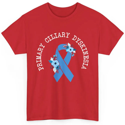 Primary Ciliary Dyskinesia Blue Ribbon Respiratory Diseases Classic Unisex T-Shirt