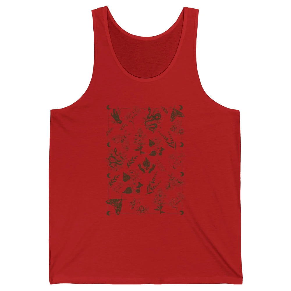 Practical Magic Witch Gardening Card Gardeners Plant Lovers Unisex Jersey Tank